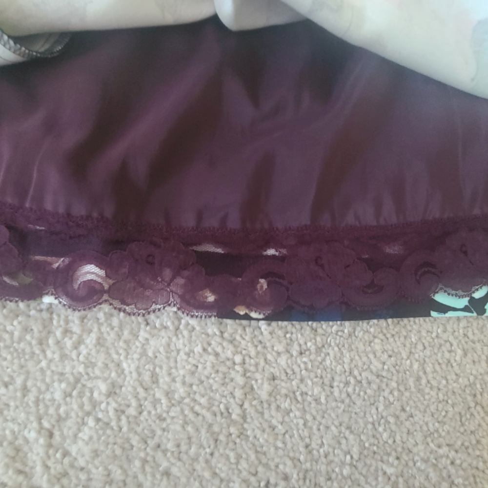Trina Turk Multicolor Floral Circle Skirt with Pink & Aqua Accents - Picture 5 of 6